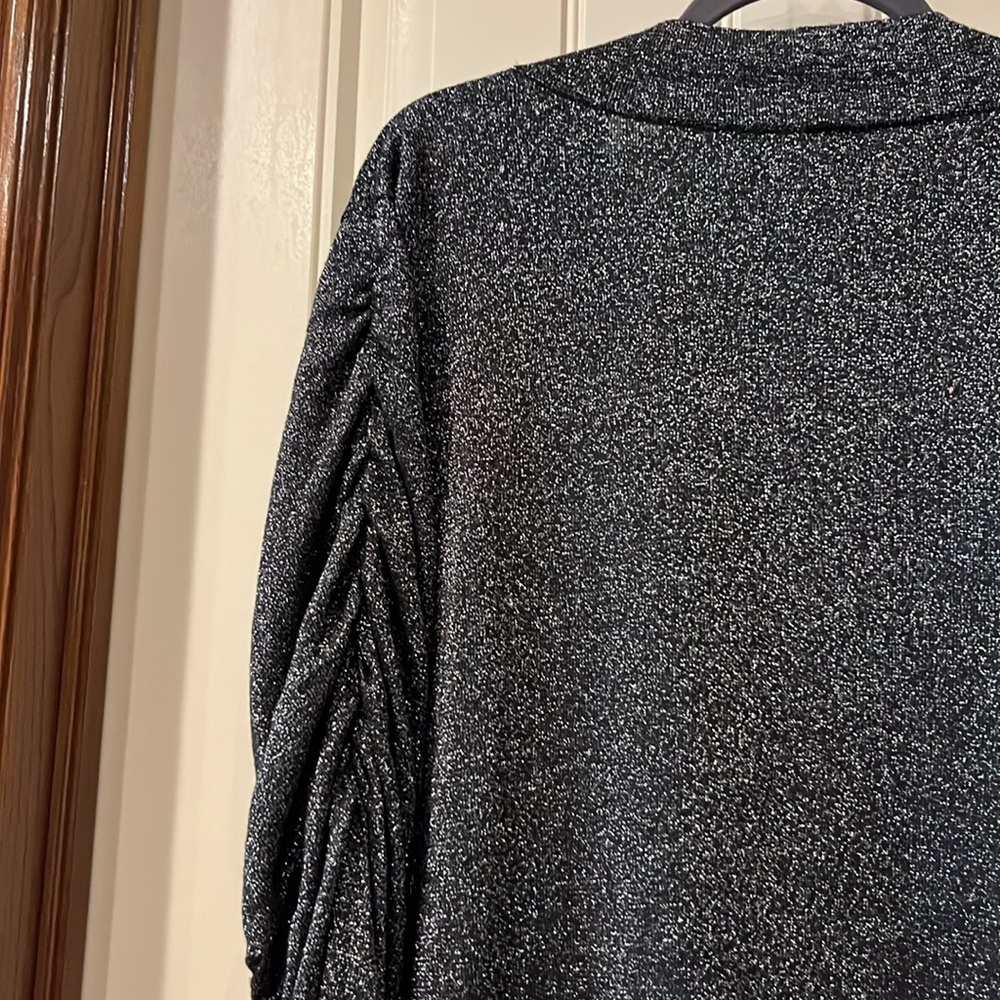 Peter Nygard Black Sparkle Women's Sweater size 2X - Picture 6 of 7
